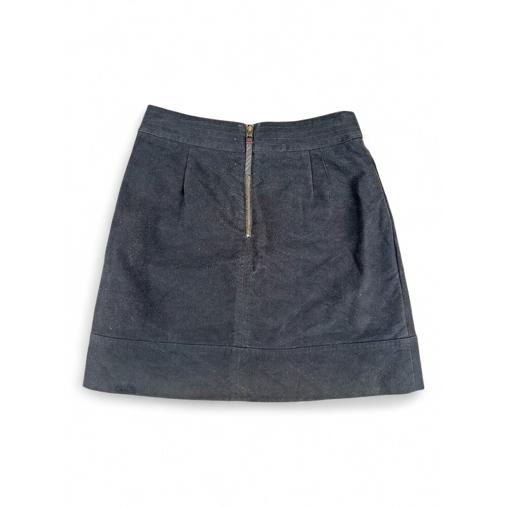 Boden Black Pencil Skirt 2P Petite Exposed Back Zip